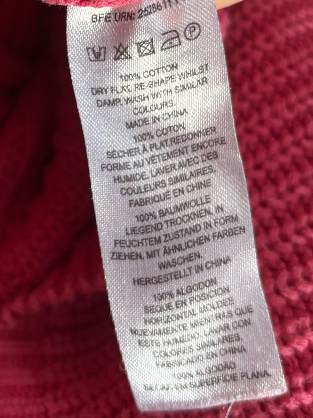 🌸French Connection 100% Cotton Millie Mozart Pink fisherman Rib Boatneck Sweater - Picture 9 of 16